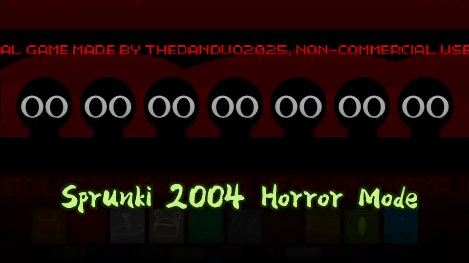 Sprunki 2004 Horror Mode